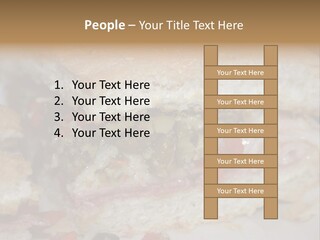A Sandwich Is Cut In Half On A Plate PowerPoint Template