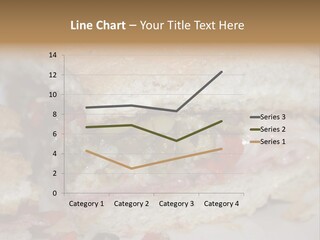 A Sandwich Is Cut In Half On A Plate PowerPoint Template