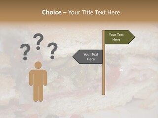 A Sandwich Is Cut In Half On A Plate PowerPoint Template