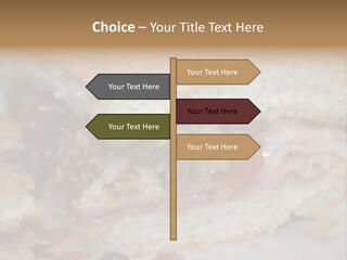 A Sandwich Is Cut In Half On A Plate PowerPoint Template