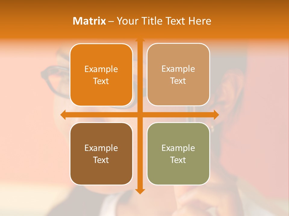 Women Thinking PowerPoint Template