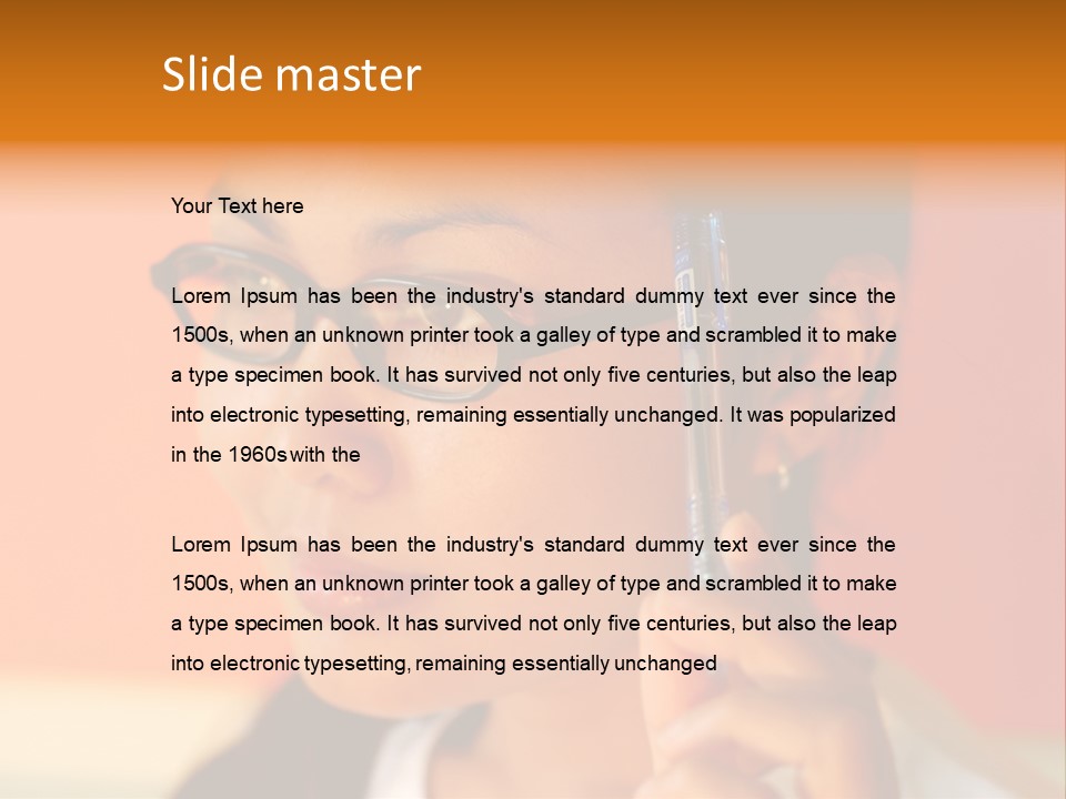 Women Thinking PowerPoint Template