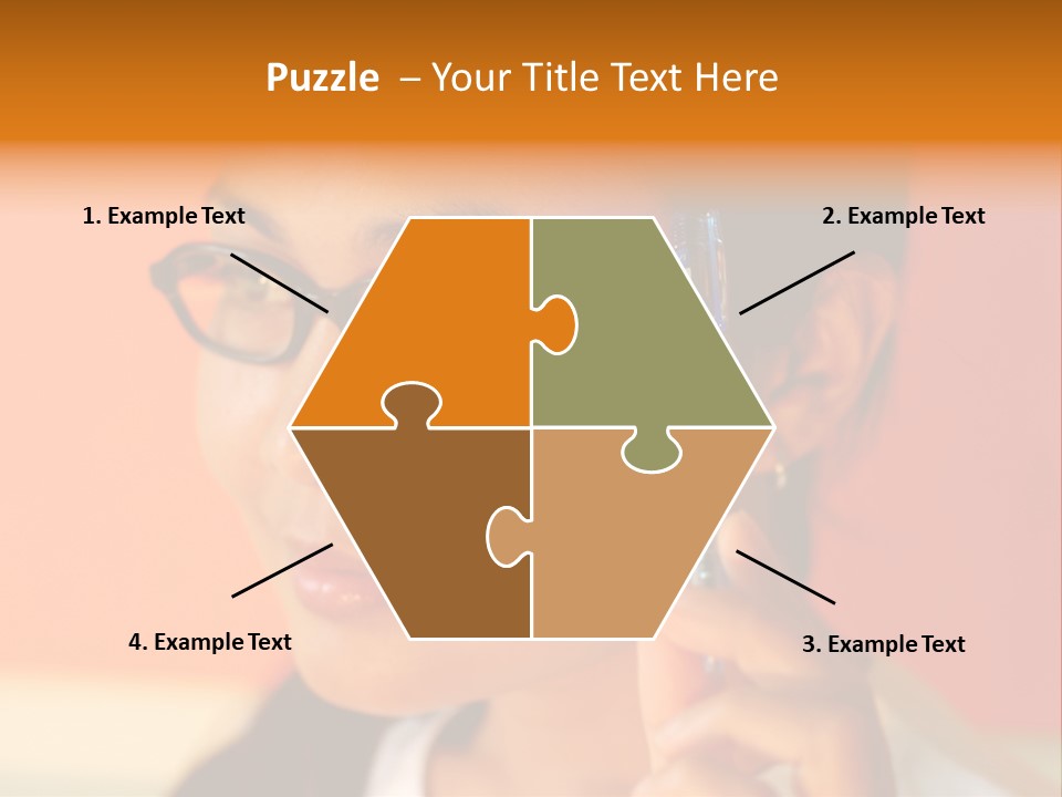 Women Thinking PowerPoint Template