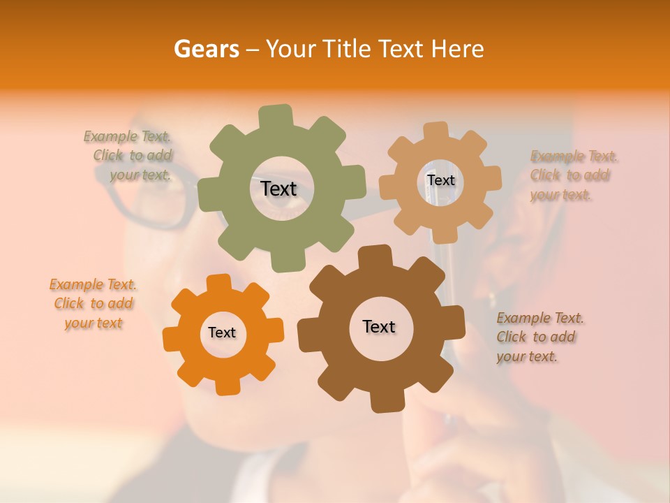 Women Thinking PowerPoint Template