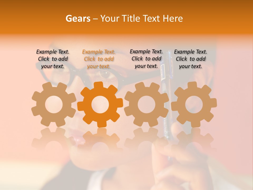 Women Thinking PowerPoint Template