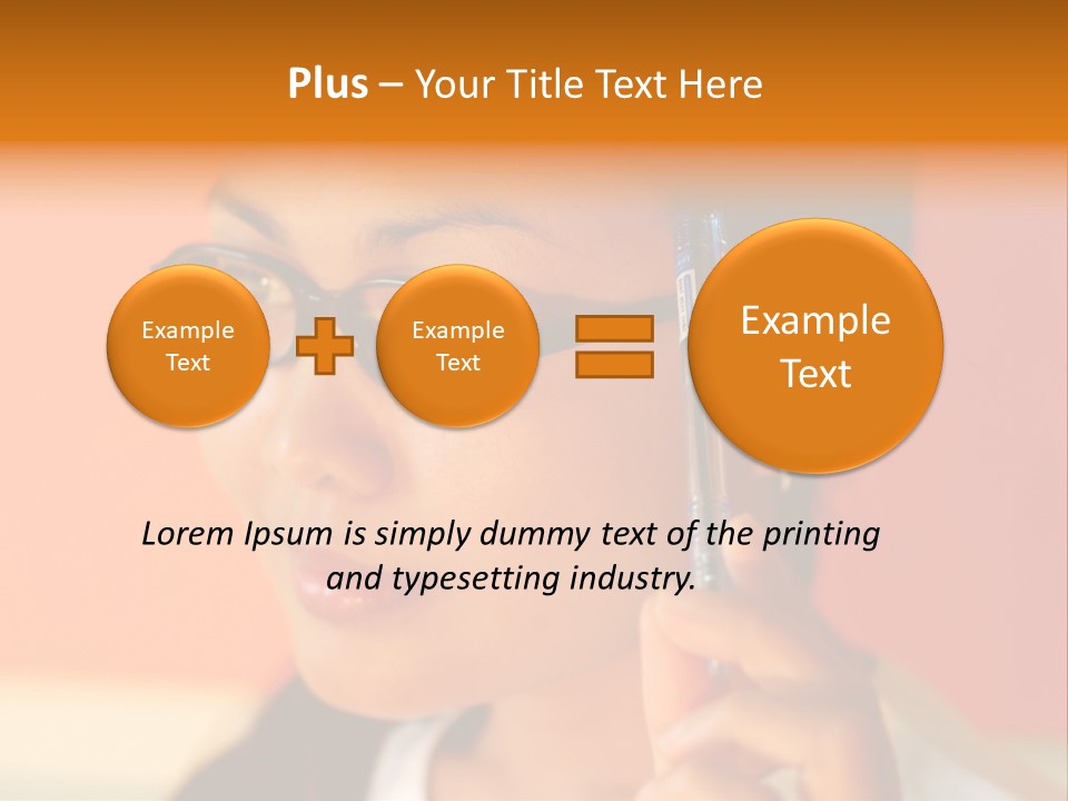 Women Thinking PowerPoint Template