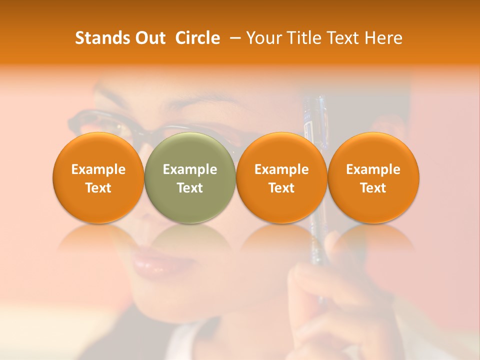 Women Thinking PowerPoint Template