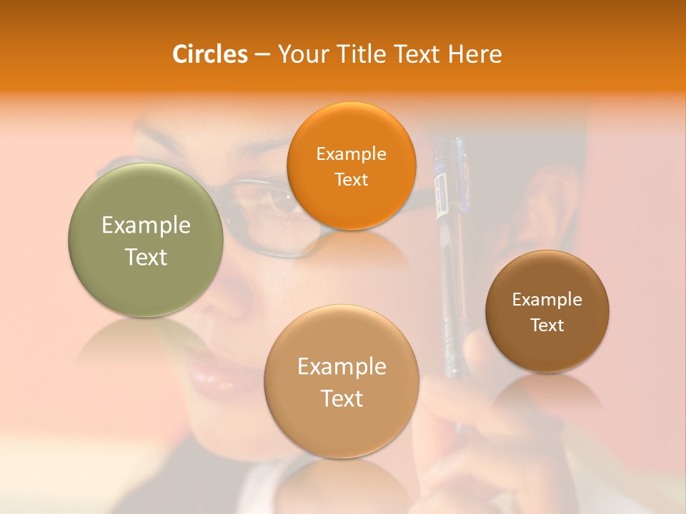 Women Thinking PowerPoint Template