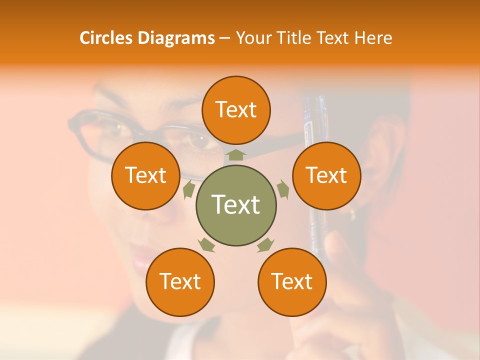 Women Thinking PowerPoint Template