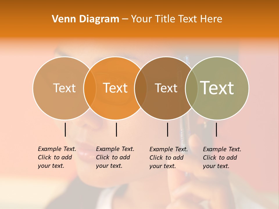 Women Thinking PowerPoint Template