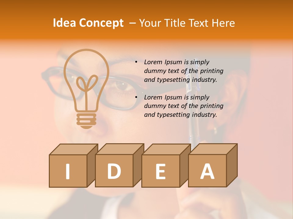 Women Thinking PowerPoint Template