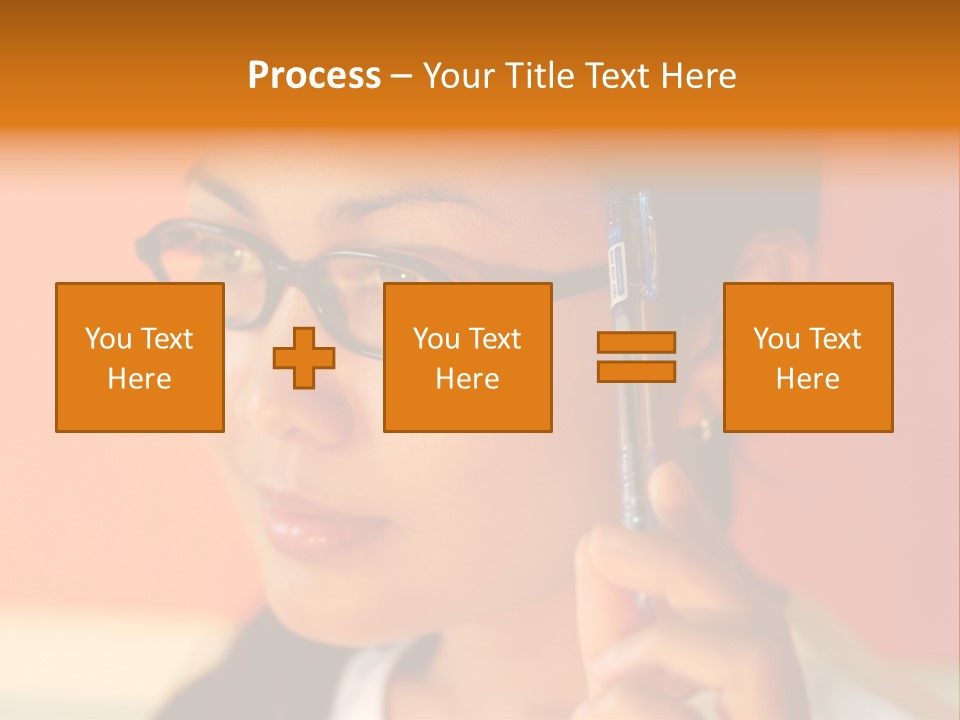 Women Thinking PowerPoint Template