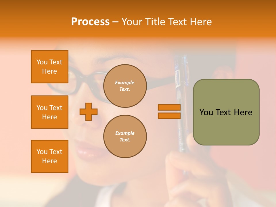 Women Thinking PowerPoint Template