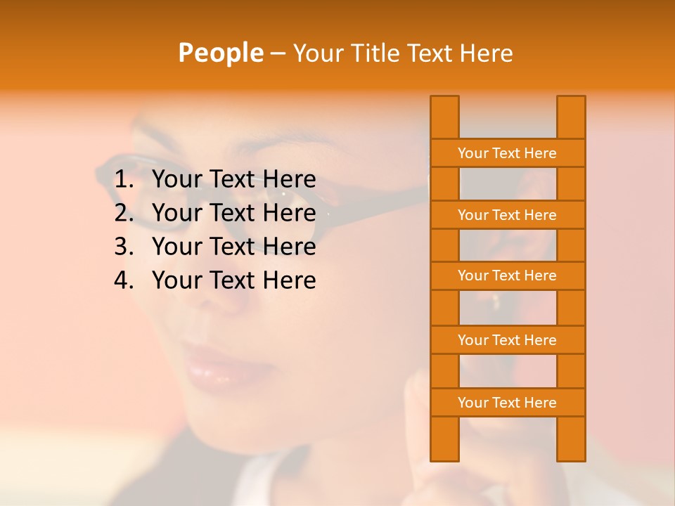 Women Thinking PowerPoint Template