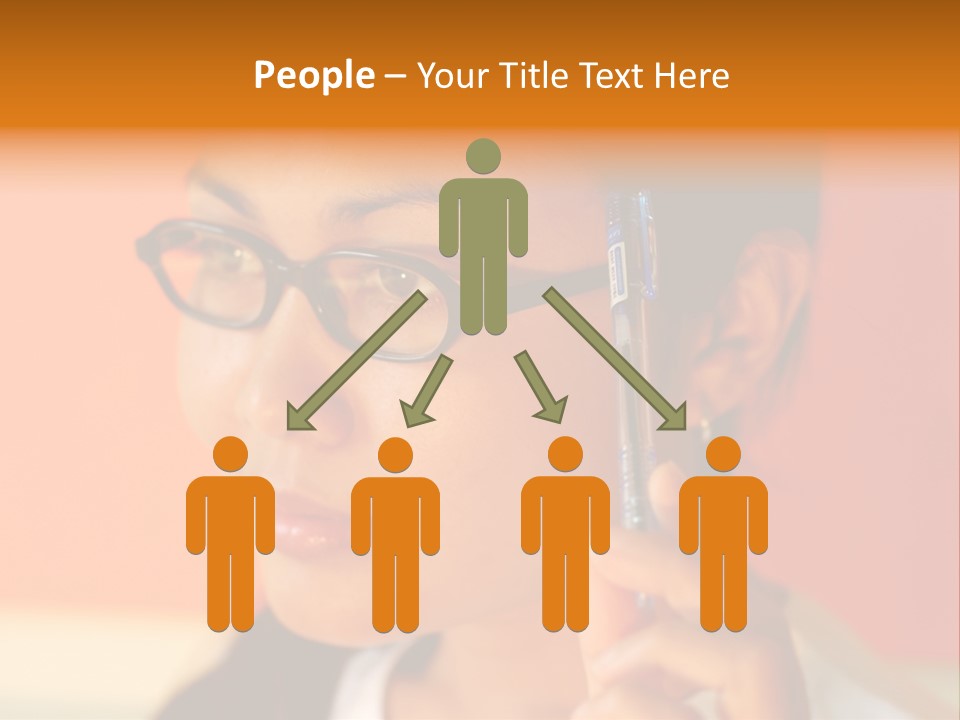 Women Thinking PowerPoint Template