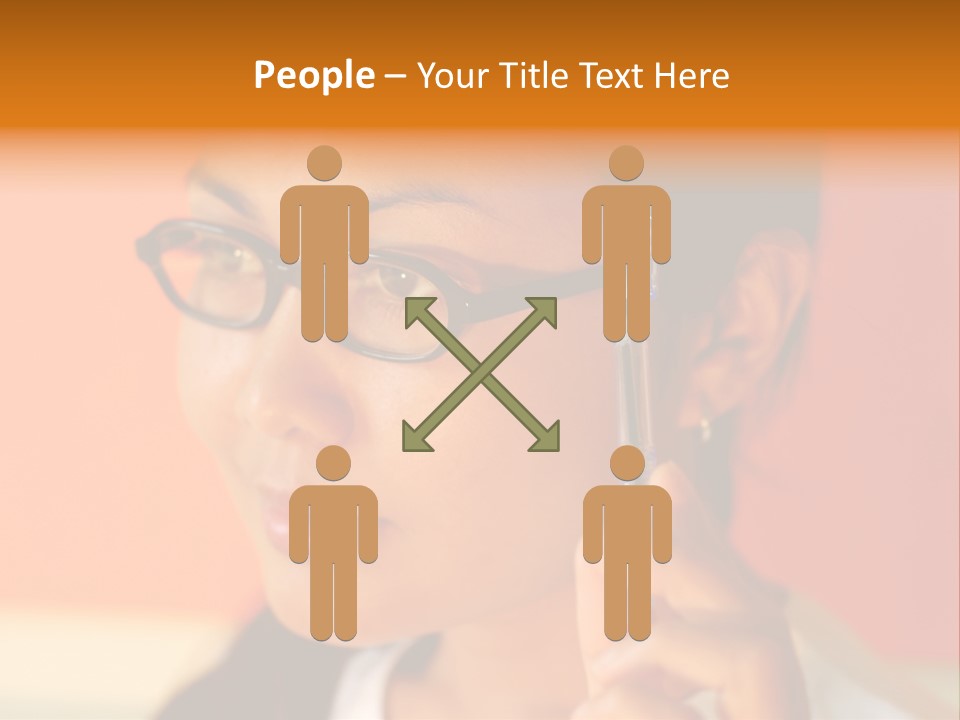 Women Thinking PowerPoint Template