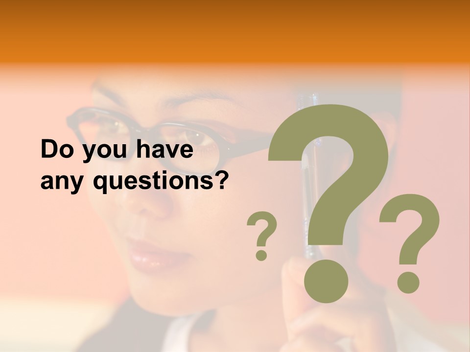 Women Thinking PowerPoint Template