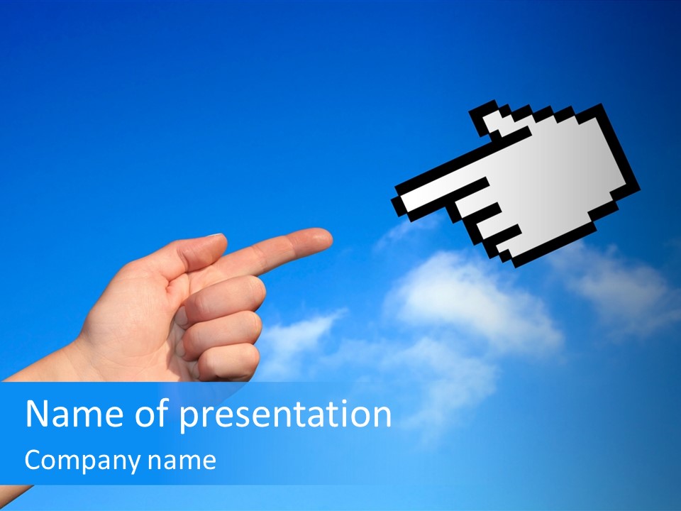 Five Businesspeople In Boardroom Smiling PowerPoint Template