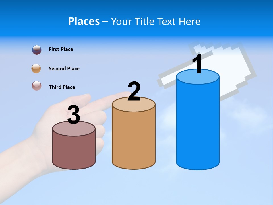 Five Businesspeople In Boardroom Smiling PowerPoint Template