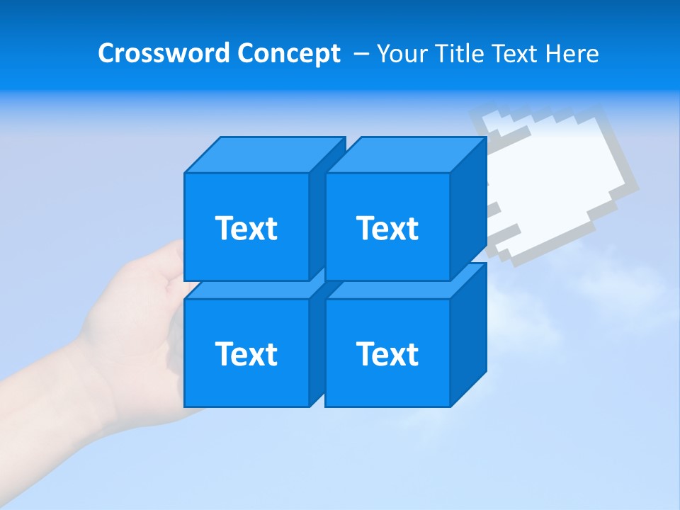 Five Businesspeople In Boardroom Smiling PowerPoint Template
