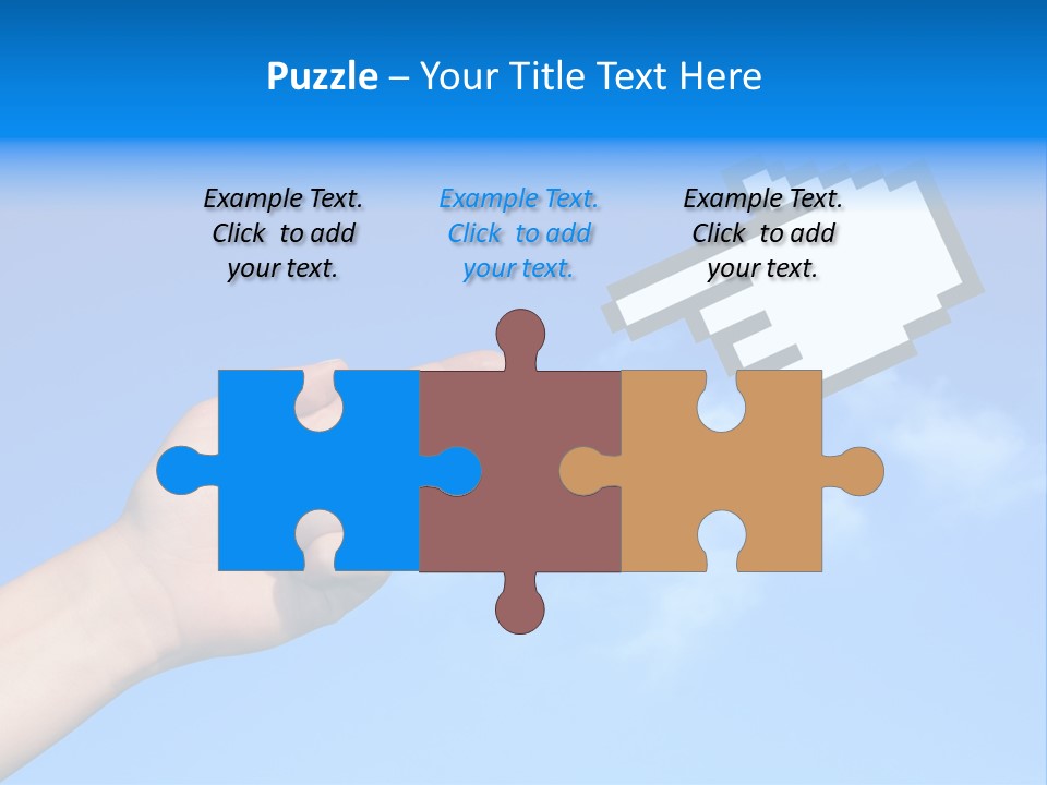 Five Businesspeople In Boardroom Smiling PowerPoint Template