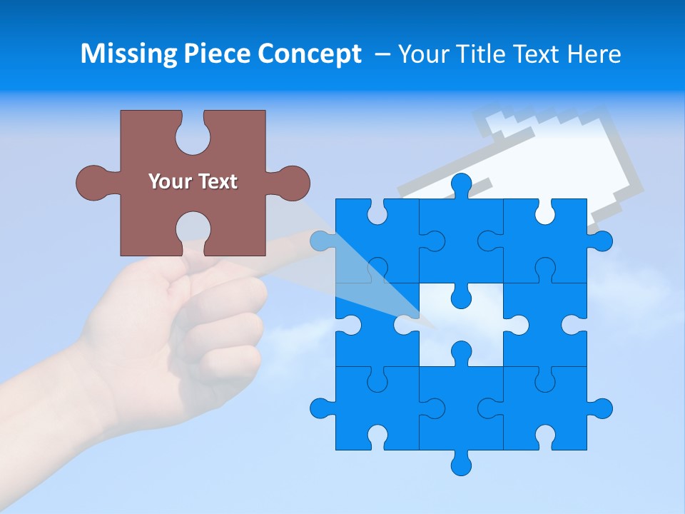 Five Businesspeople In Boardroom Smiling PowerPoint Template