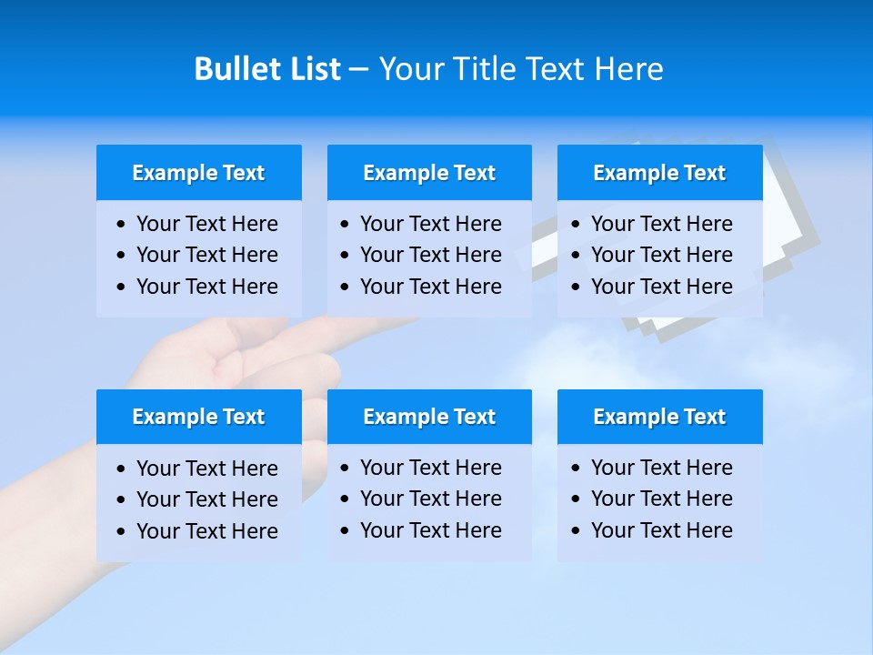 Five Businesspeople In Boardroom Smiling PowerPoint Template