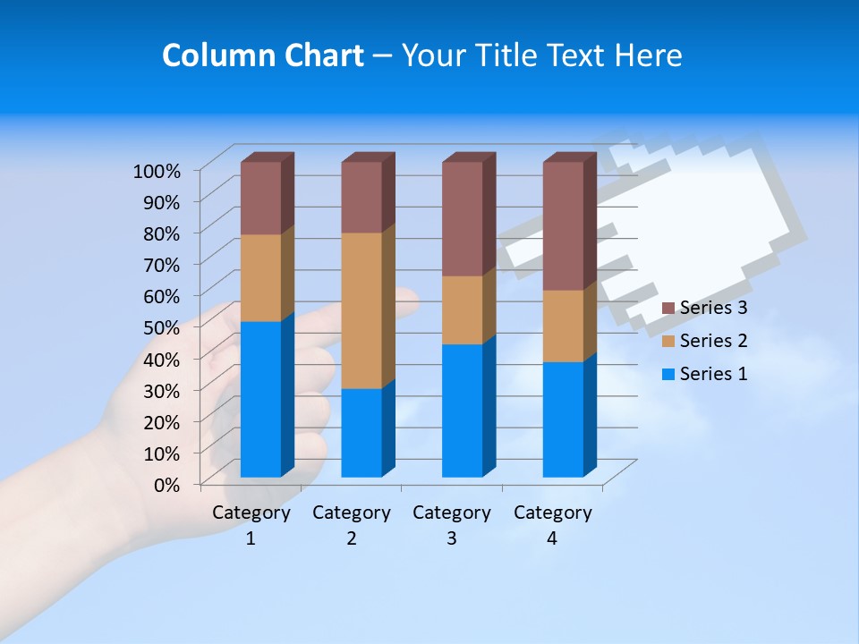 Five Businesspeople In Boardroom Smiling PowerPoint Template