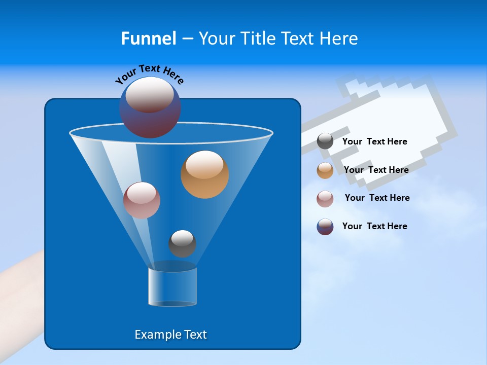 Five Businesspeople In Boardroom Smiling PowerPoint Template