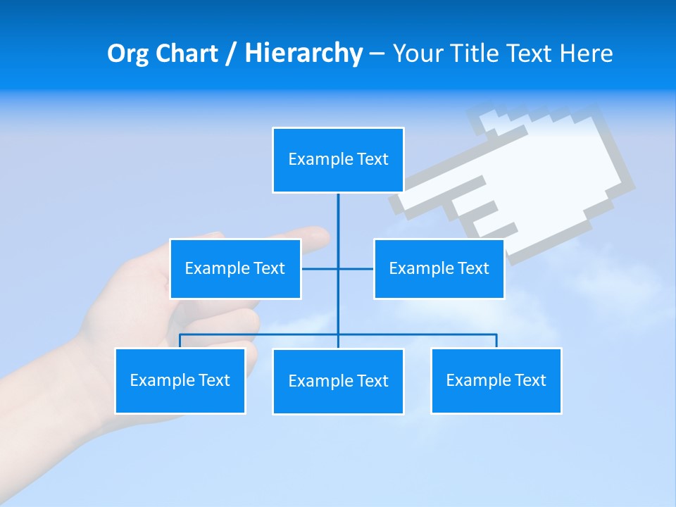 Five Businesspeople In Boardroom Smiling PowerPoint Template