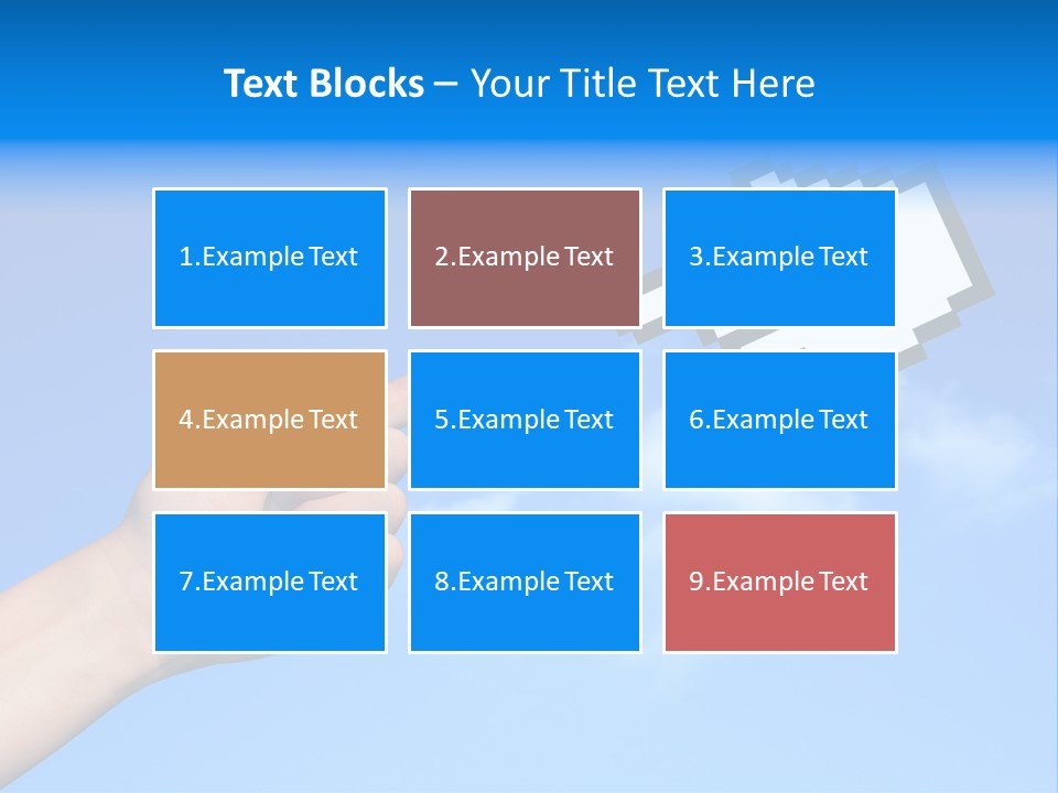 Five Businesspeople In Boardroom Smiling PowerPoint Template