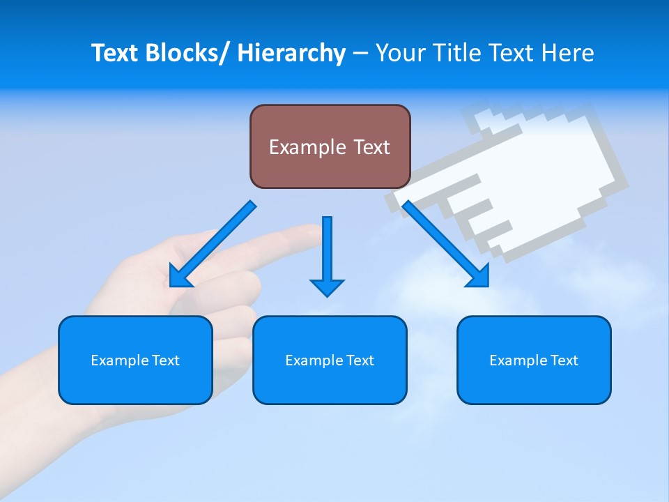 Five Businesspeople In Boardroom Smiling PowerPoint Template