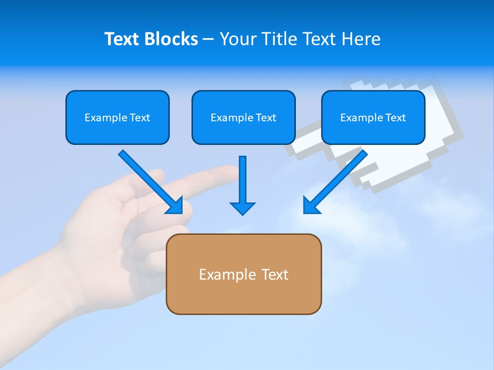 Five Businesspeople In Boardroom Smiling PowerPoint Template