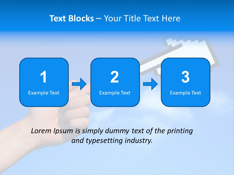 Five Businesspeople In Boardroom Smiling PowerPoint Template