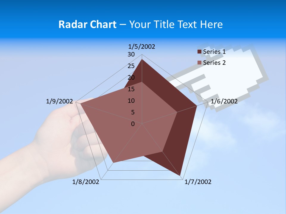 Five Businesspeople In Boardroom Smiling PowerPoint Template