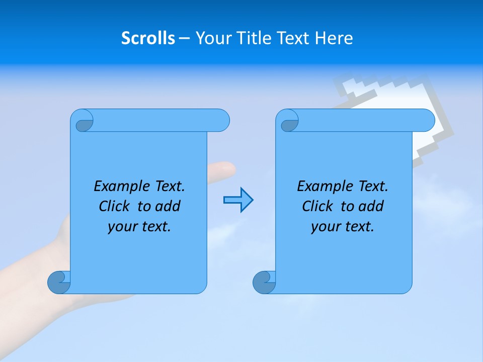 Five Businesspeople In Boardroom Smiling PowerPoint Template