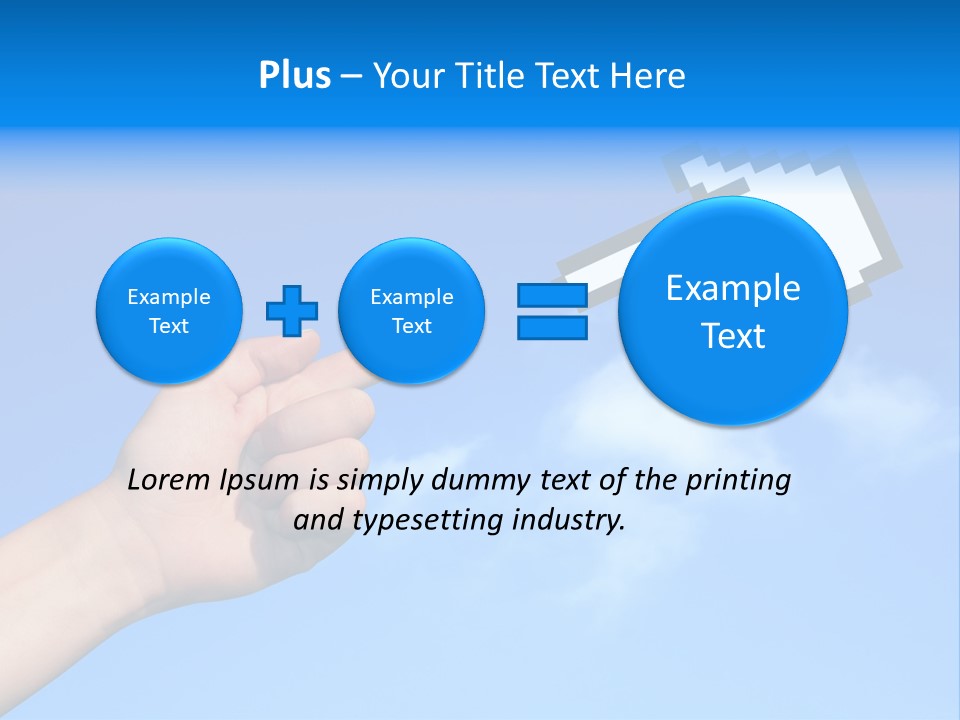 Five Businesspeople In Boardroom Smiling PowerPoint Template