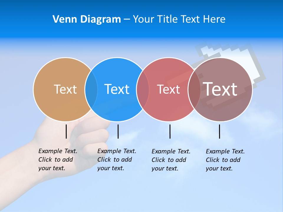 Five Businesspeople In Boardroom Smiling PowerPoint Template