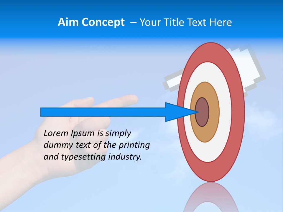 Five Businesspeople In Boardroom Smiling PowerPoint Template