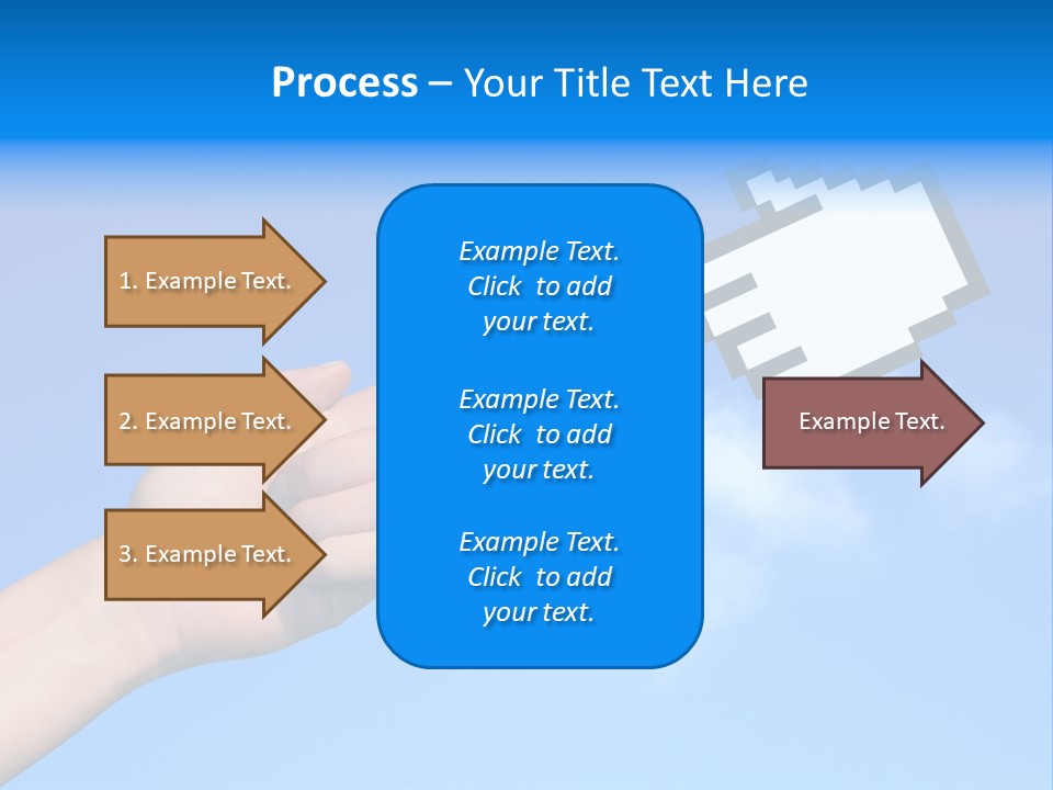 Five Businesspeople In Boardroom Smiling PowerPoint Template