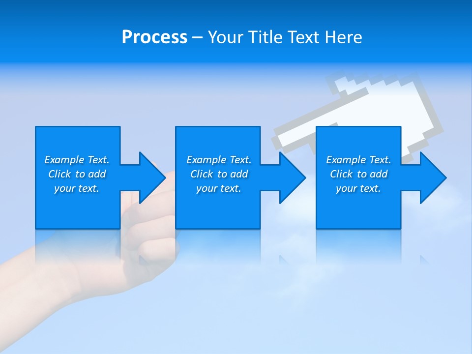 Five Businesspeople In Boardroom Smiling PowerPoint Template