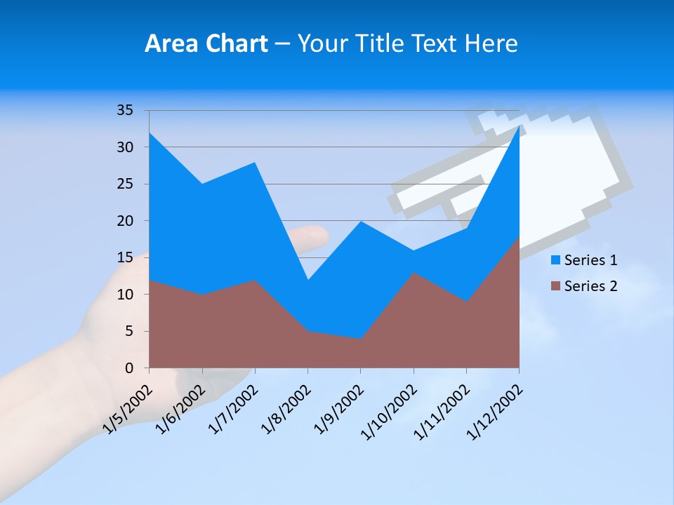 Five Businesspeople In Boardroom Smiling PowerPoint Template
