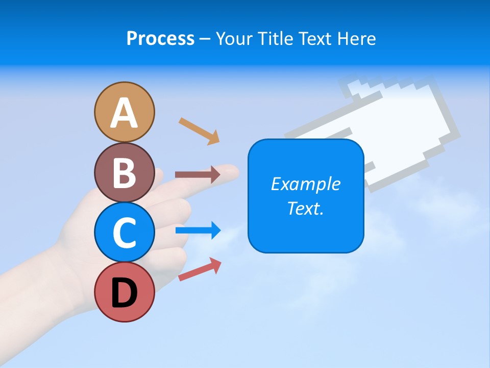 Five Businesspeople In Boardroom Smiling PowerPoint Template