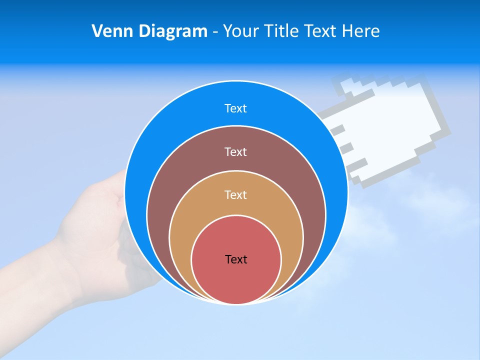 Five Businesspeople In Boardroom Smiling PowerPoint Template