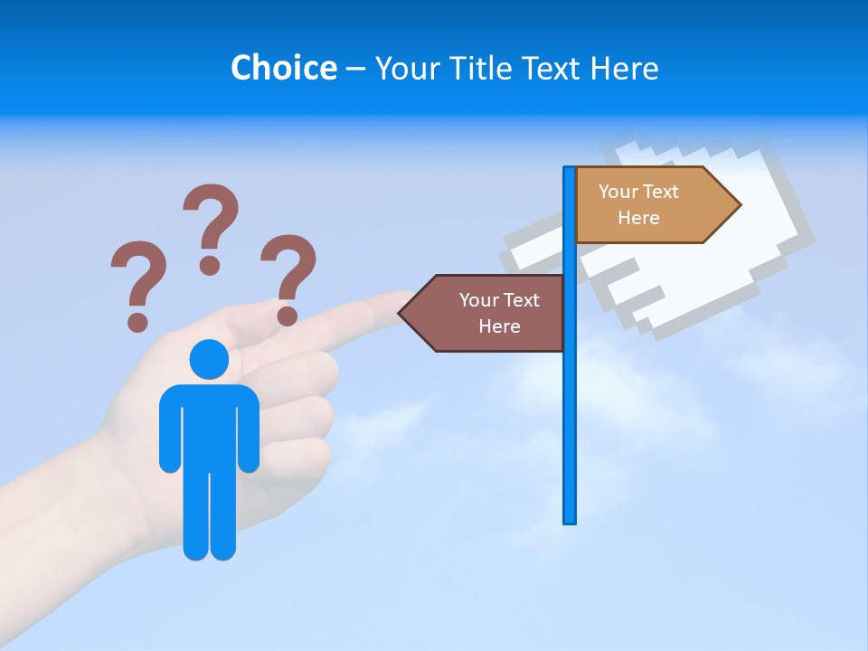 Five Businesspeople In Boardroom Smiling PowerPoint Template