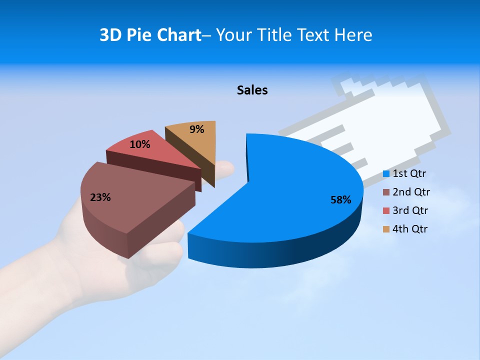 Five Businesspeople In Boardroom Smiling PowerPoint Template