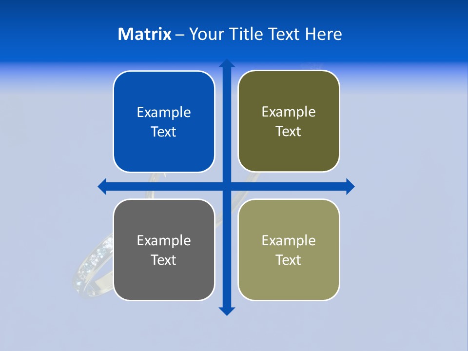 Gold Ring On A Fish Hook - Dating And Engagement Concept PowerPoint Template