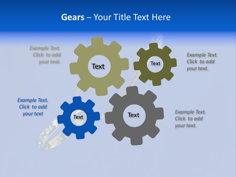 Gold Ring On A Fish Hook - Dating And Engagement Concept PowerPoint Template