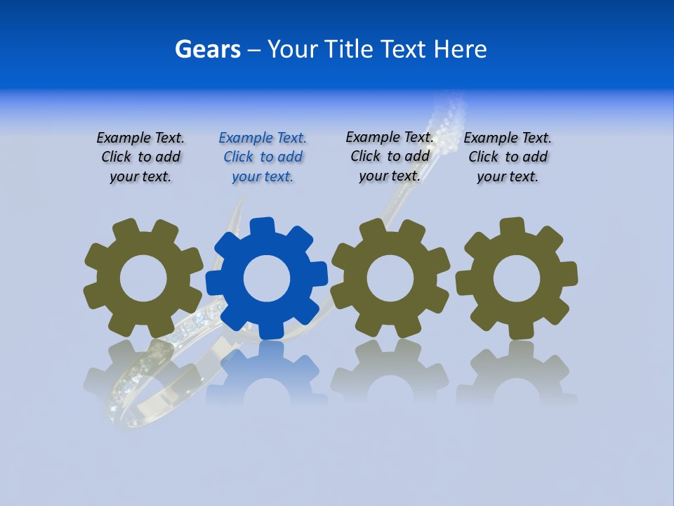 Gold Ring On A Fish Hook - Dating And Engagement Concept PowerPoint Template