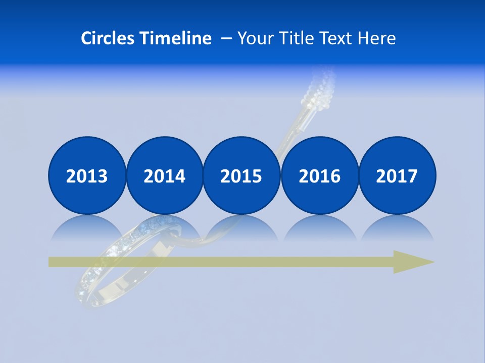 Gold Ring On A Fish Hook - Dating And Engagement Concept PowerPoint Template